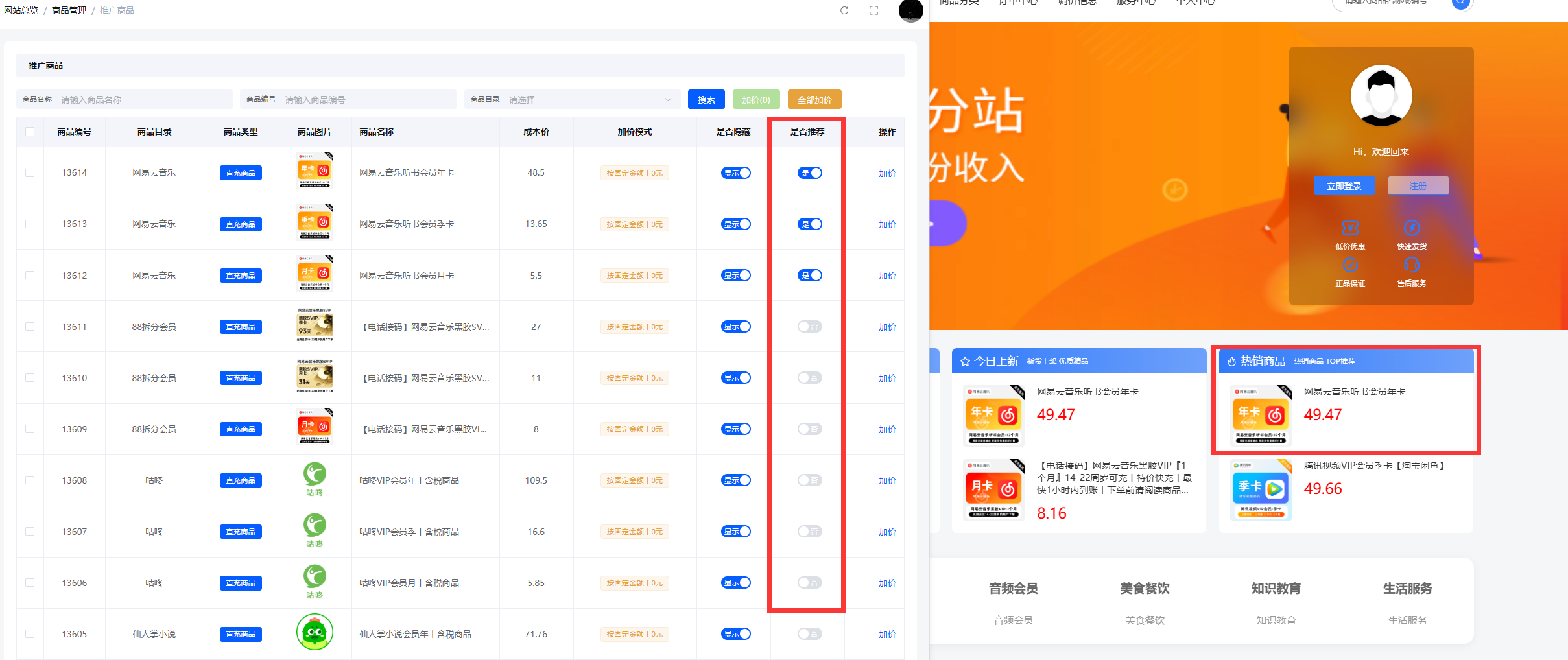 商品管理